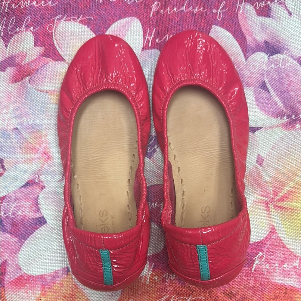 Tieks Razzleberry size 7 LOW Price.  FIRM